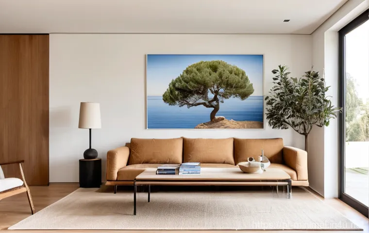 미니멀라이프 나만의 공간 만들기 - Prompt 1: Serene Portuguese Minimalist Living Space**